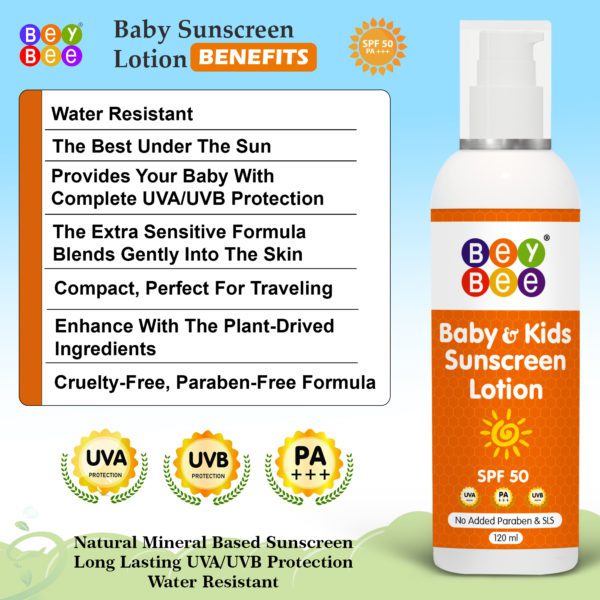 benefits or baby sunscreen lotion