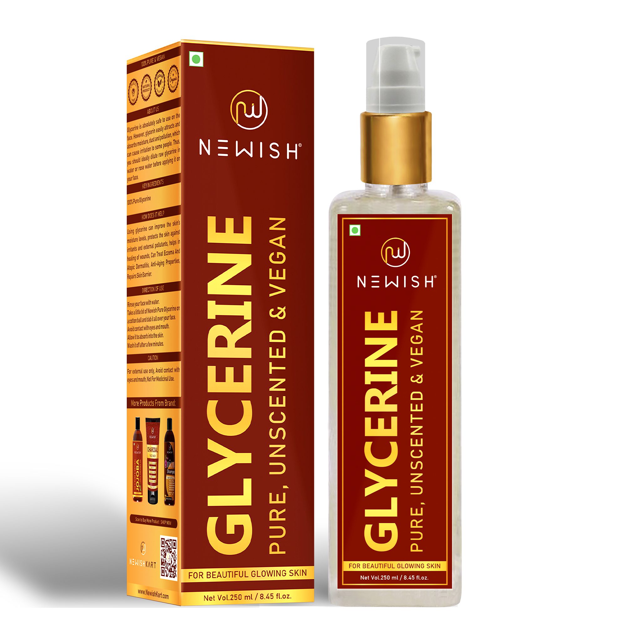 Pure glycerine for face & skin