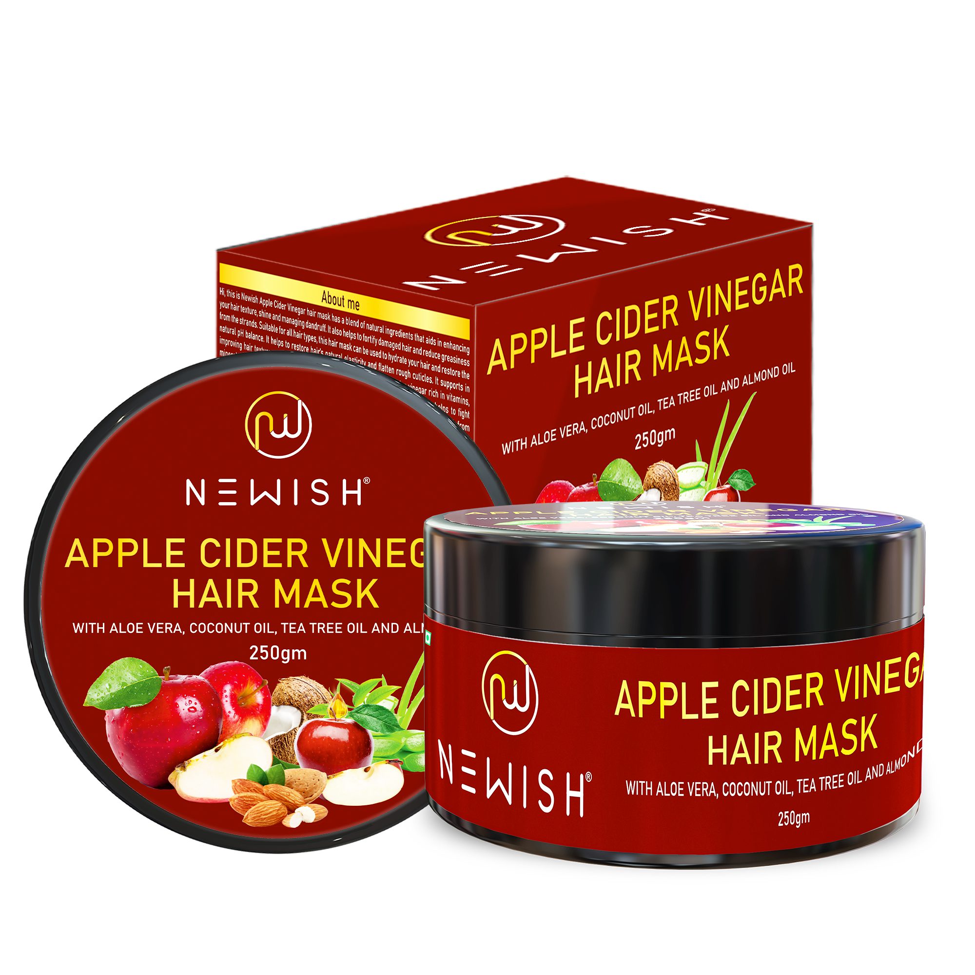 Hair Mask for Hair Growth with Apple Cider Vinegar | Newish