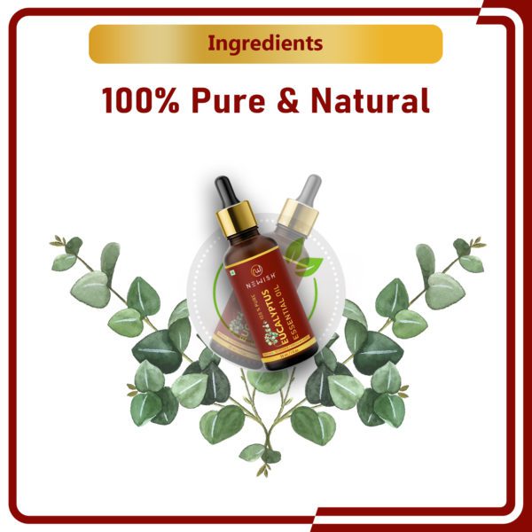 Natural Eucalyptus oil for hair & skin