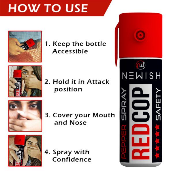 how to use pepper spray
