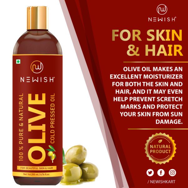 olive oil for hair & skin