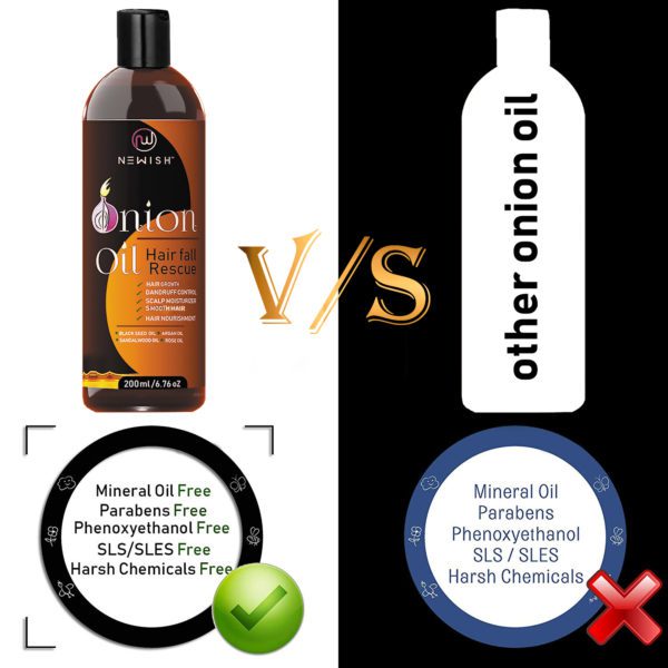best onion oil for hair fall