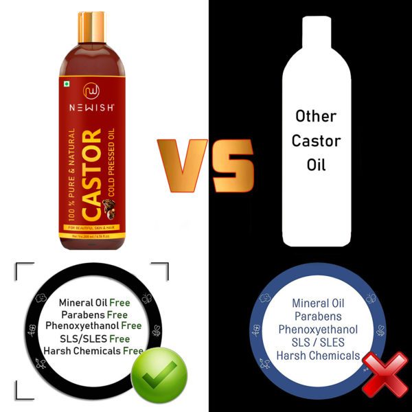 castor oil for hair & skin