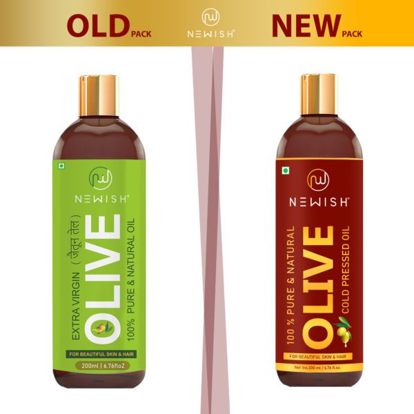 Natural olive oil for hair & skin