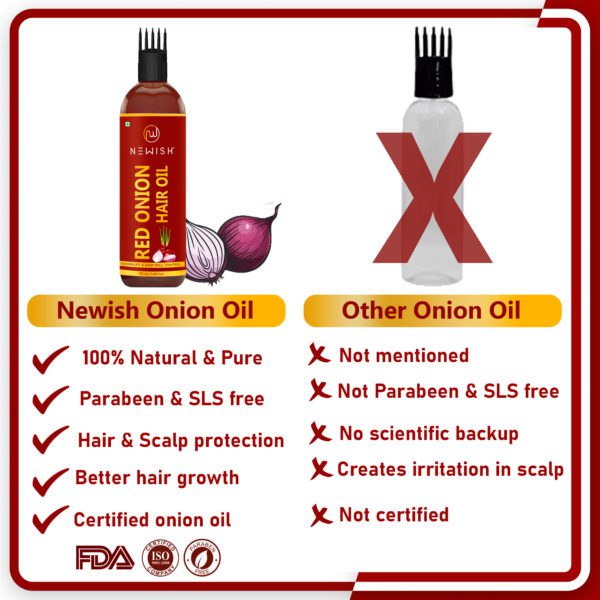 newish onion hair oil