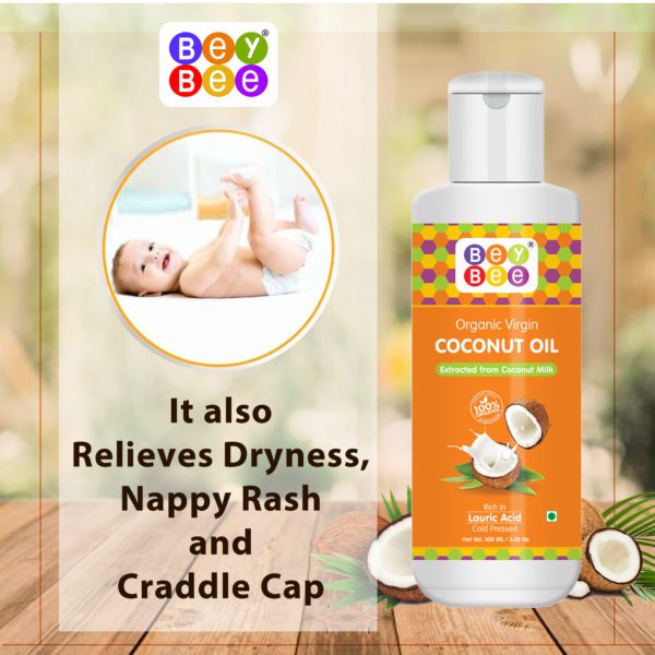 Coconut massage oil for baby