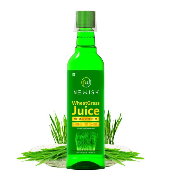 Organic wheatgrass juice