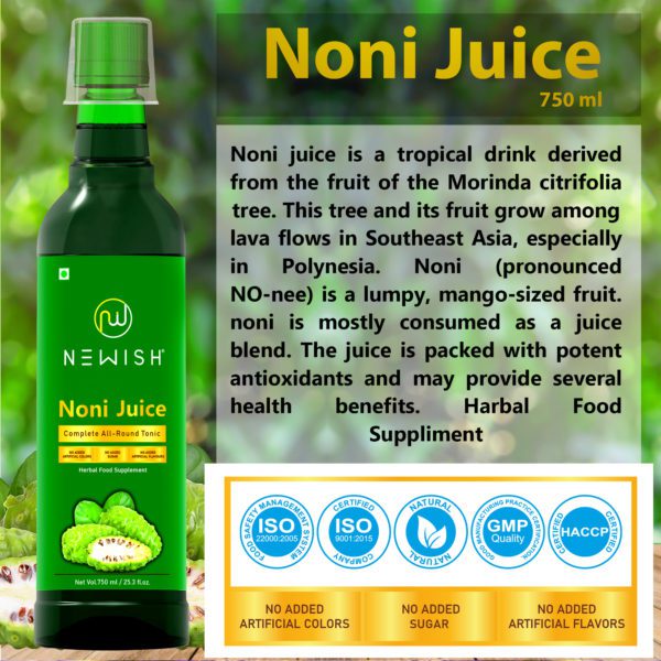 Noni juice for immunity