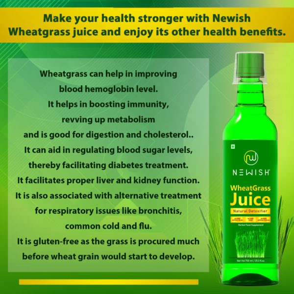 Newish Organic wheatgrass juice