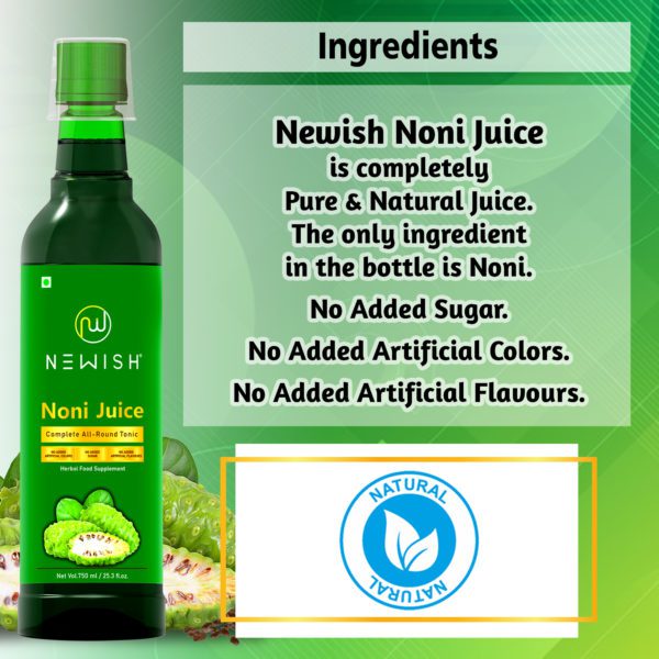 pure & natural newish juice