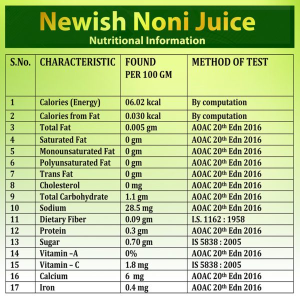 Newish Noni Juice