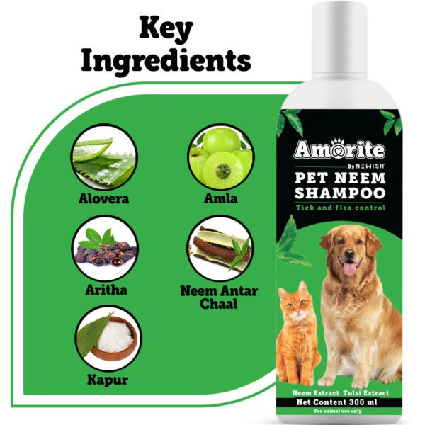 key ingredients of pet neem shampoo