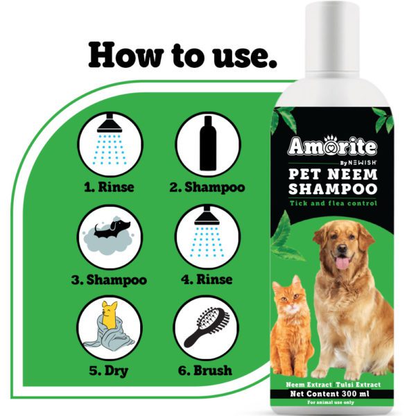 how to use pet neem shampoo