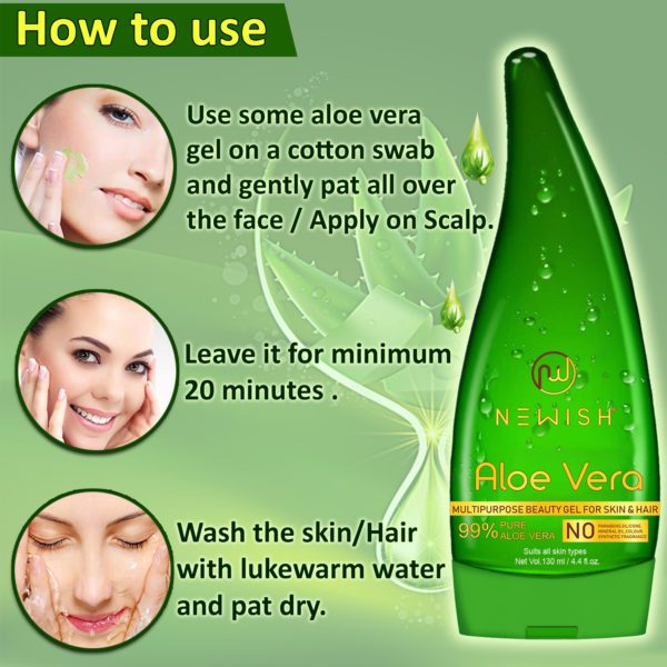 how to use aloe vera gel for skin
